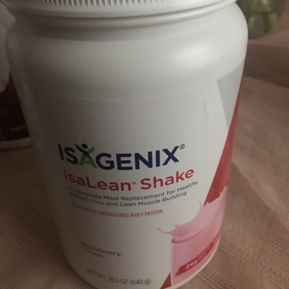 Strawberry isagenix isalean shake- OPENED
